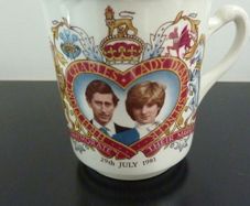 Royal Wedding Mug Charles and Diana 1981