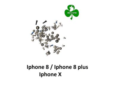 For iPhone 8/ Iphone 8 plus/ Iphone X Screws Set Repair Replacement Fix Full Complete Screws New