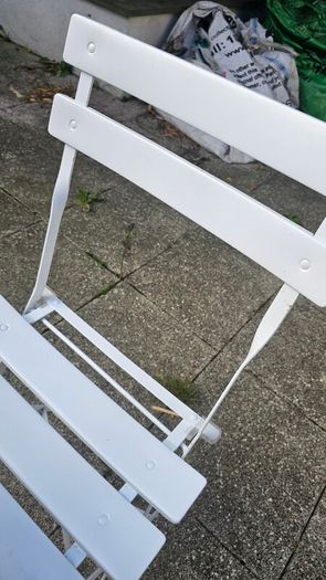 2 seater bistro set, powder coated metal
