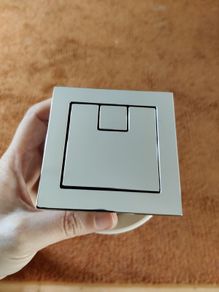 Toilet flush button