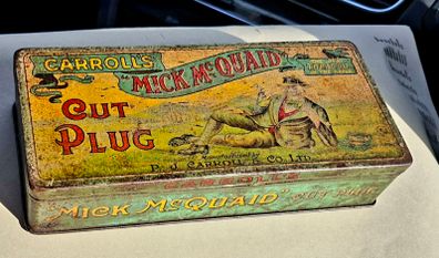 Mick Mc Quaid Carroll's Dundalk Tobacco Tin