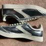 M&S silver leather sneakers, new, uk 4 Image 7