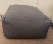 Grey Pouffe