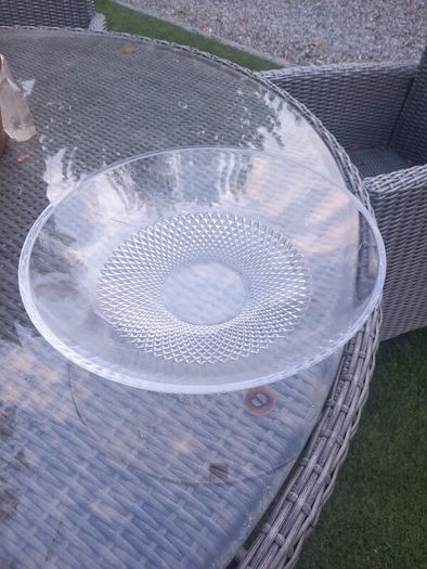 Waterford Crystal v rare John Rocha centrepiece 13.5 inch Lume bowl, no damage, D18