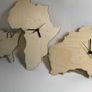 Unique Bespoke Usa County Shape Clock Wooden Map Country Clock Usa Image 4