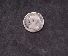 1805 King George III Silver 10 Pence Irish Bank Token (Clear Key Details / Worn)