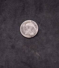 1805 King George III Silver 10 Pence Irish Bank Token (Clear Key Details / Worn)