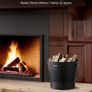 Fireplace Ash Bucket Set 9.8L with Lid Image 6