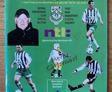 2001 Bray Wanderers v Monaghan United - League of Ireland Premier Division Programme