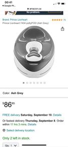 Prince Lionheart 7404 pottyPOD (Ash Grey)