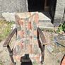 Vintage Irish Country Cottage Armchair Restoration Project / Upcycle Image 5
