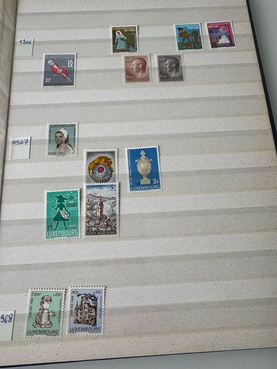 LUXEMBURG collection in stamp album