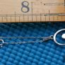 925 Sterling Silver Open Heart, Heart Pendant and Necklace length 10" - 4,0g Image 10