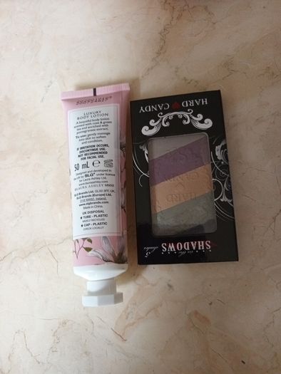 Hard Candy 5 Eyeshadow & Laura Ashley  Body Lotion.