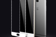 White Full Cover Genuine Tempered Glass 9H Screen Protector For OnePlus Three 3