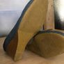 denim wedge shoe Image 4