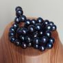 Cultured Tahitian Black Pearl Necklace & earrings Image 4