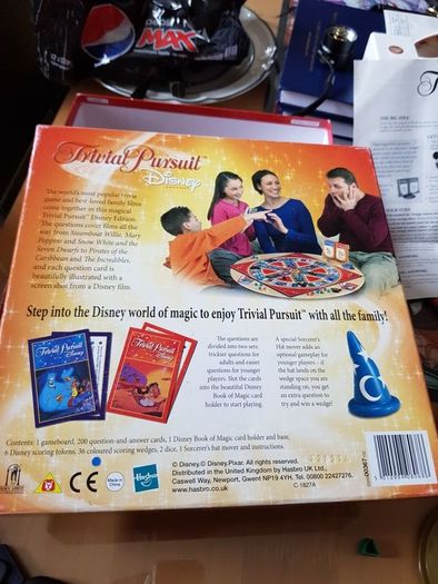 Rare Trivial Pursuit Disney Board Game By Parker Hasbro 2005