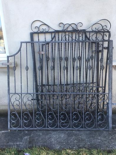 Solid Wrought Iron original gates