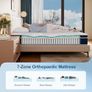 Hybrid Mattresses-26CM Double Mattress-Pocket Spring with Memory Foam Medium Firm Strengthen Edge Support, with Motion Isolation-135x190x26CM Image 6