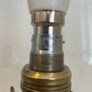 Art Noveau EFESCA Brass and copper table lamp with twisted cable c1910 Image 5