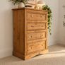 Beautiful Solid Wood Chest of Drawers Image 2