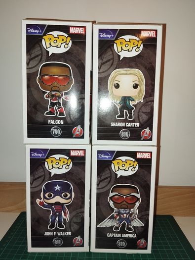 The Falcon and The Winter Soldier Funko Pop Set