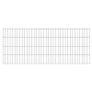 2D Garden Fence Panels & Posts 2008x830 mm 8 m Silver Image 9