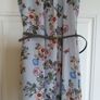 Atmosphere Grey and Floral sleeveless summer dress size 10 Image 4