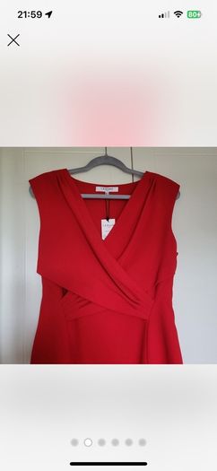 LK Bennett red Narine party dress Brand new with tags