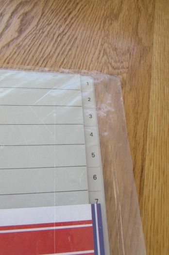 "Esselte" Vinyl Numbered Index for Sale
