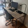 Home office desk + office chair + desk lamp Image 3