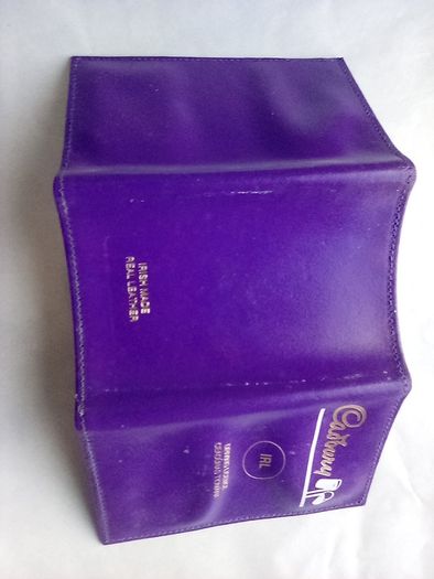 Unusual Rare Item: Vintage Cadbury Driving License holder (postage included)