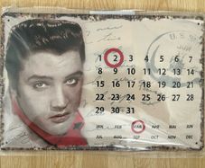Signs Sign 3D with calendar made in Germany