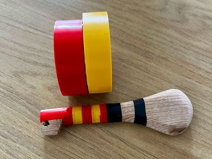 Hand made mini hurleys