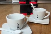 Bialetti 6oz Coffee Cups and Saucers, Set of 2