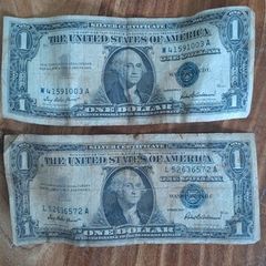 Silver Certificate 1957 x2