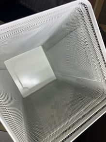 metal bins x4