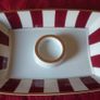 Bernardaud Limoges Nestle 2001 Gold Gilt Burgundy Tray With Dipping Cup Set Image 6