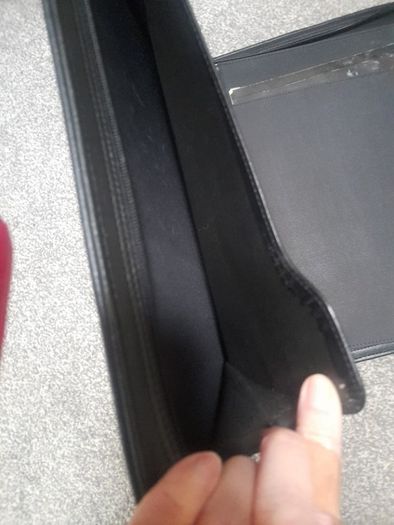 leather business folder