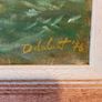 Original 1976 D Delahunt oil on Canvas Painting title "Entrance to Dingle Harbour" Image 6