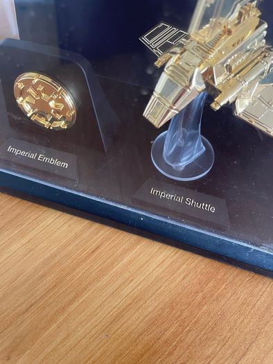 Star Wars Gold plated models