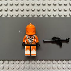 lego Star Wars sw0299 MISSPRINT Clone Bomb Squad Trooper (Phase 1) minifigure- Large Eyes