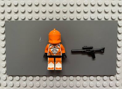 lego Star Wars sw0299 MISSPRINT Clone Bomb Squad Trooper (Phase 1) minifigure- Large Eyes