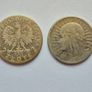 Poland 2 zlote glowa kobiety 1932 - 1934 silver coin Image 5