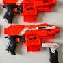 Nerf Elite Firestrike & Elite Stryfe Blaster With 5 Extra Catridges, 12 Bullets Plus One Grip Image 3