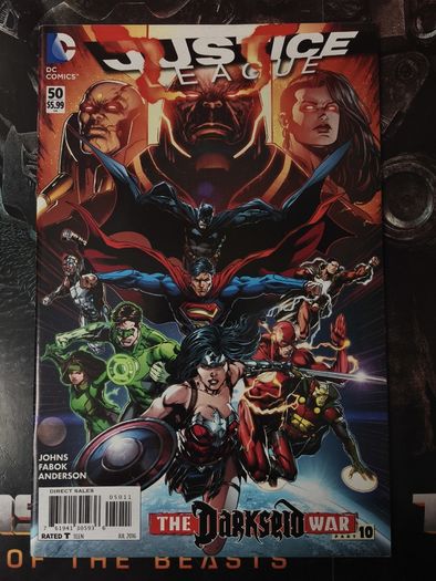 Justice League ! Issue #50 ! 1st Appearance of Jessica Cruz (Green Lantern) ! 1st Mention of 3 Jokers ! 2016 ! by DC Comics !
