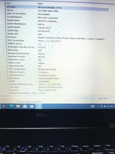 Laptop DELL Latitude E5570 Intel Core i5