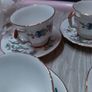 Vintage Aynsley 'Pembroke' Bone China Tea Set - 6 Cups & 6 Saucers - Made in England". Image 10