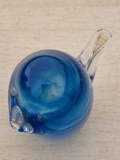 Mdina art glass small bird figurine